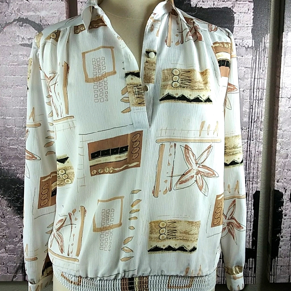 ❤️4/$20❤️ Toni Marie Vintage Blouse EUC